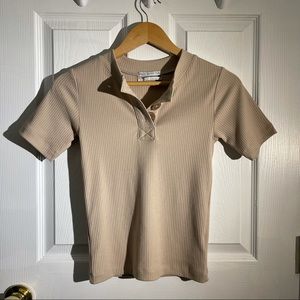 Urban outfitters nude crop top